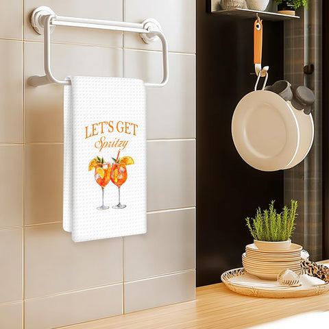 OINDADE Aperol Spritz: toalla decorativa para cocina y barra.