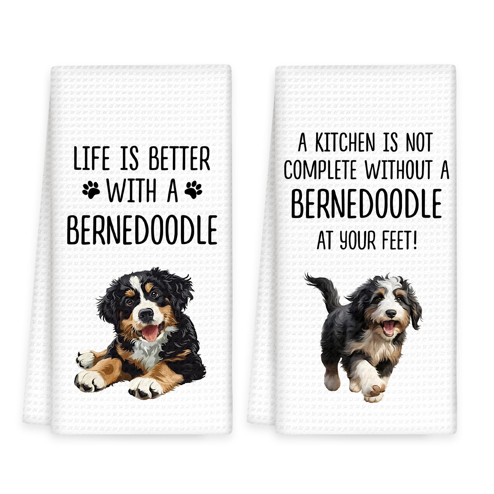 Toalla OINDADE Bernedoodle para cocina, diseño decorativo y cómodo uso diario