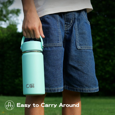 OISIZ botella compacta para mochila, fácil de transportar.