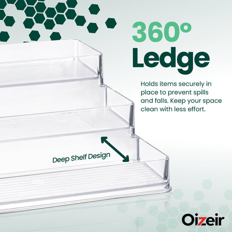Oizeir acrílico transparente con acabado elegante, encaja en cualquier decoración.