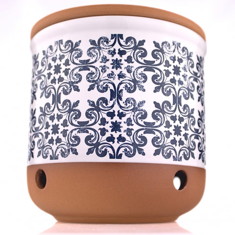 Okavango contenedor ajo cerámico 16oz: mantiene el ajo fresco y al alcance.