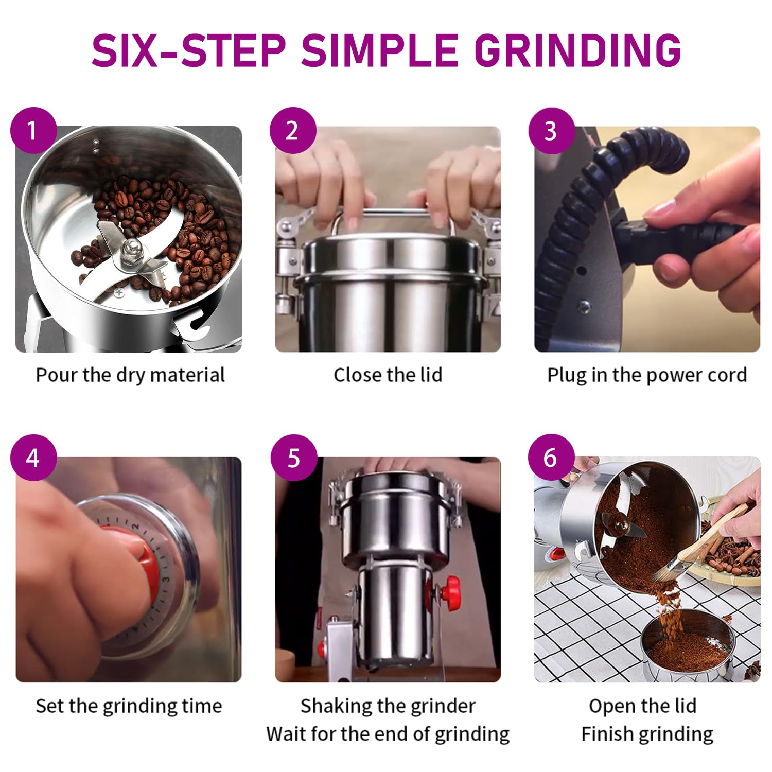 OKF temporizador de molienda para controlar la finura.