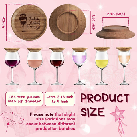 OKINGEE tapas decorativas de charcutería para copa de vino motivos princesa