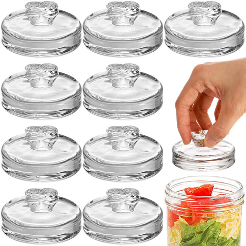 Okllen pesas de vidrio para fermentación, 9 unidades para frascos de boca ancha.