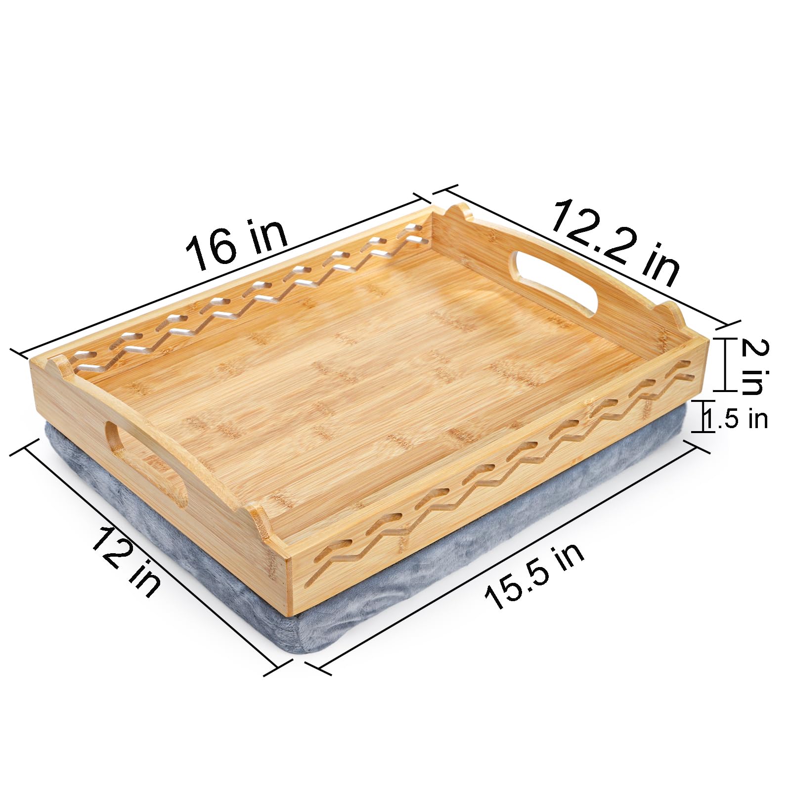 Okllen almohadilla desmontable para bandeja, soporte cómodo para las rodillas.