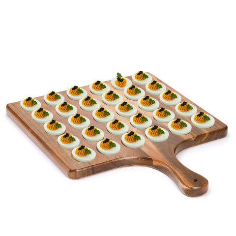 Okllen bandeja con asa ergonómica, fácil traslado de cocina a mesa.