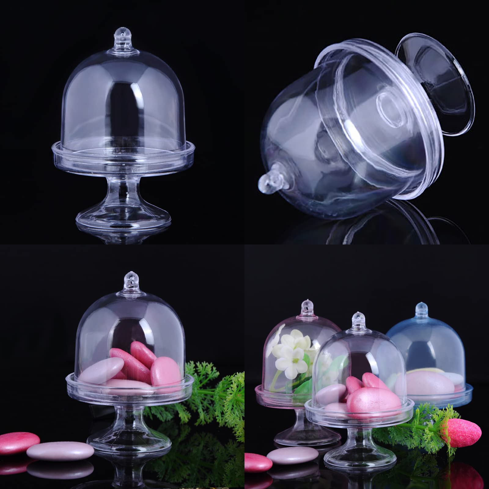 Okllen base plato mini dulces conjunto estable para tartas pequeñas