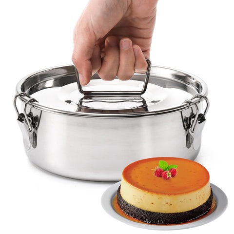 Okllen flanera con tapa, mantiene humedad para postres