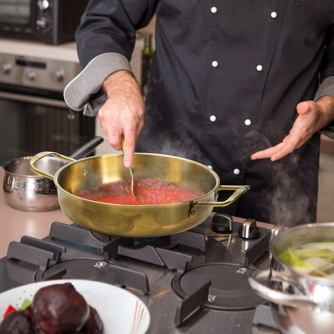 Okllen olla compatible con estufa de gas para cocina al aire libre.