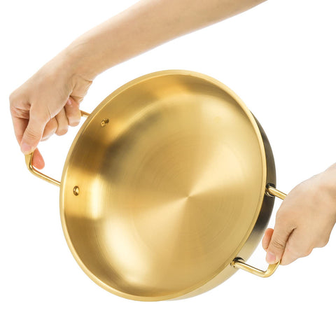 Okllen olla para casa y exterior en acero inoxidable.