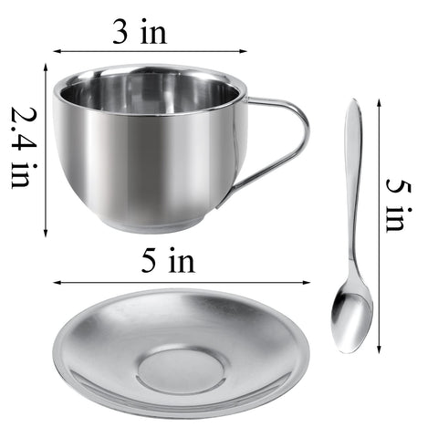 Okllen: taza espresso de doble pared mantiene el calor sin quemar la mano.