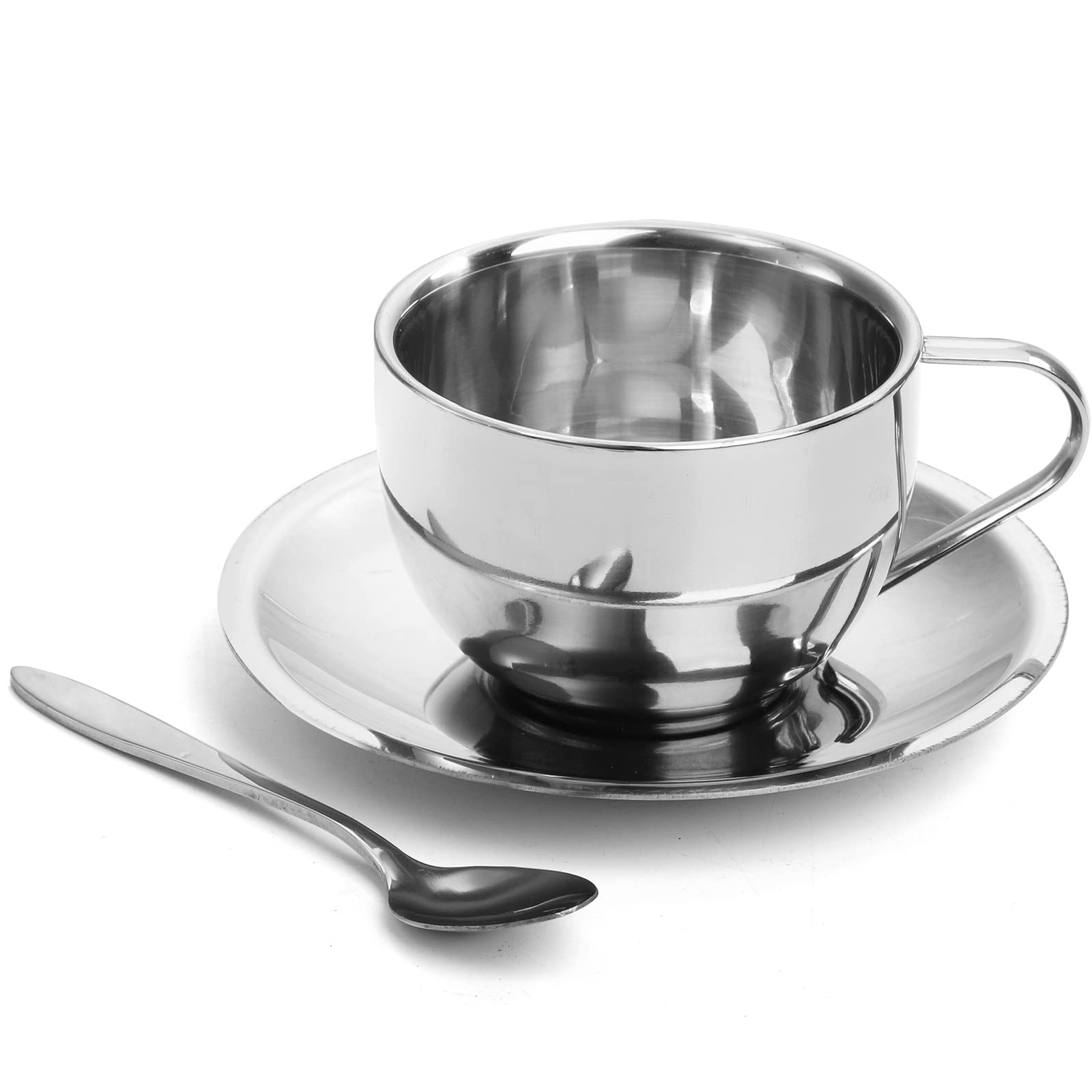 Okllen: taza latte de 6 oz con diseño ergonómico para uso diario.