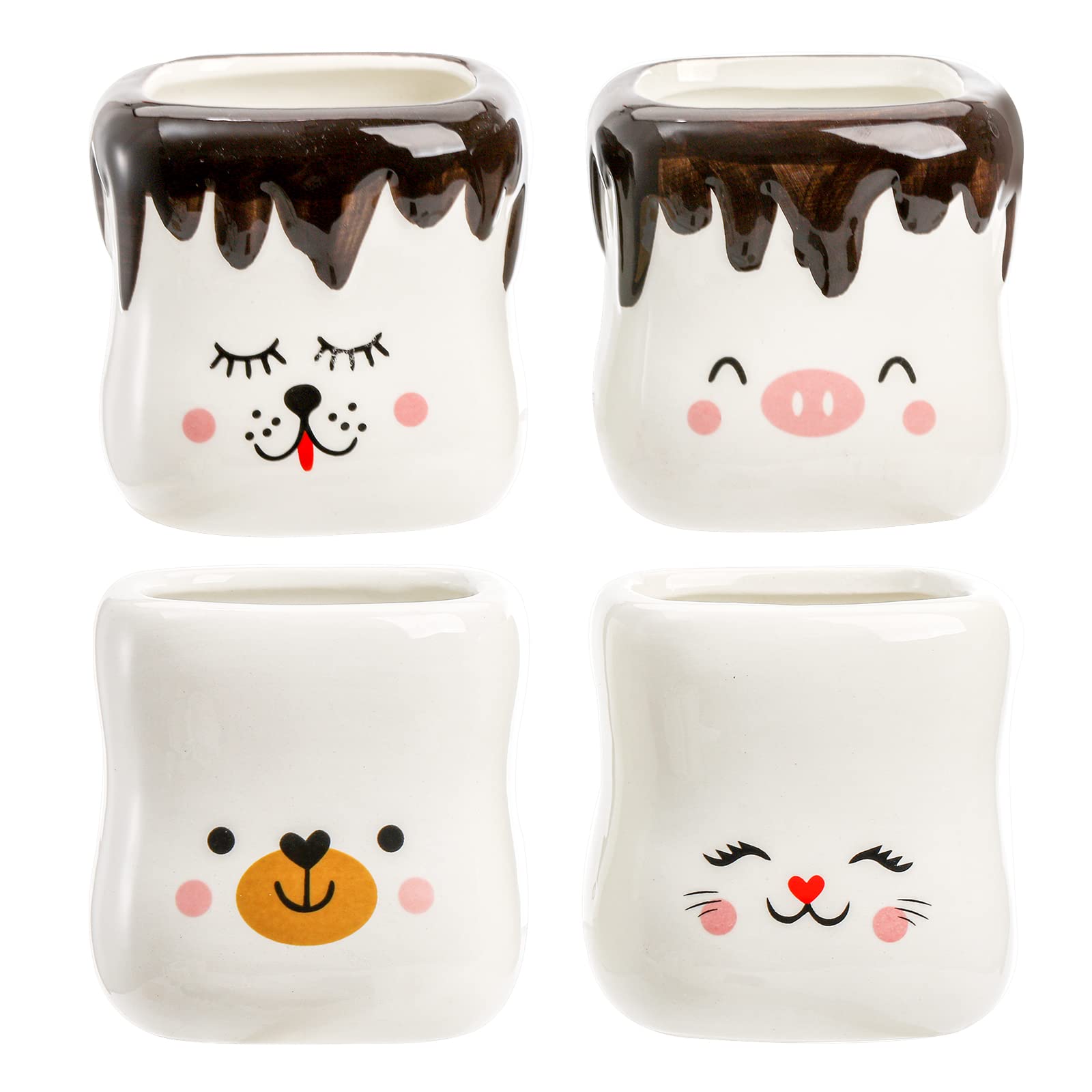 Okllen tazas marshmallow 7 oz uso diario para bebidas.