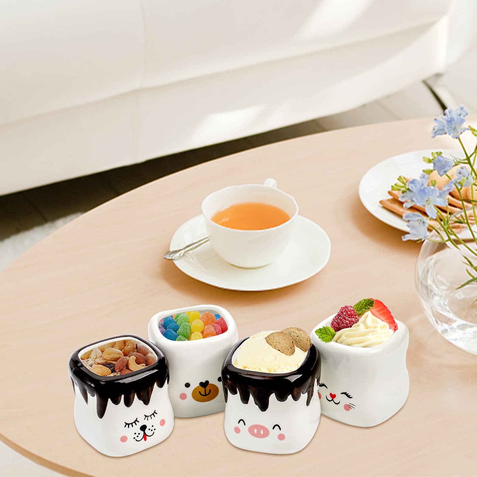 Okllen tazas marshmallow para oficina y cafetería.