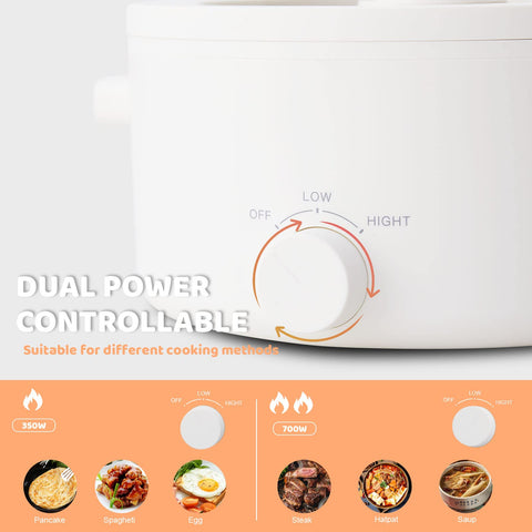 Olayks olla eléctrica con doble potencia para recetas rápidas y lentas.