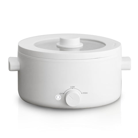 Olayks olla eléctrica cerámica 2L lista para cocinar con poco aceite.