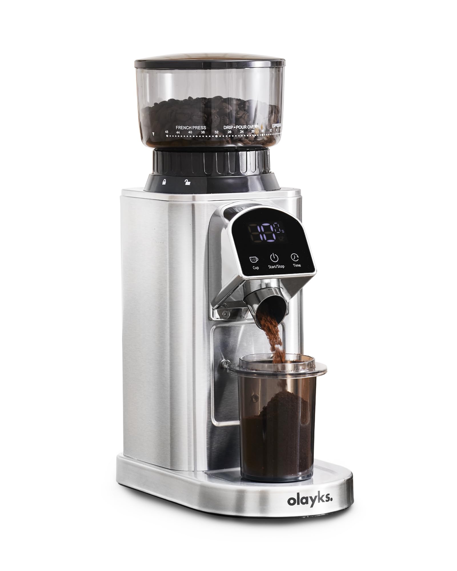 Olayks molino cónico para café con discos de 40 mm, molienda uniforme para sabor equilibrado