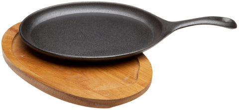 Detalle de la manopla caliente y la plancha de hierro Old Mountain para manejo seguro