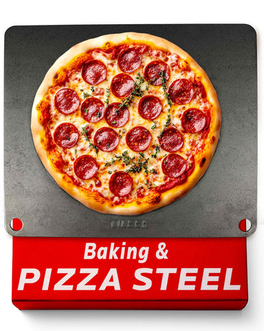 OLEEK – vista superior de pizza 16x13,4 pulgadas para cocción rápida y uniforme.