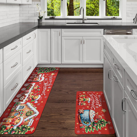 Alfombra Olgaa de cocina, apta para lavandería y uso diario.