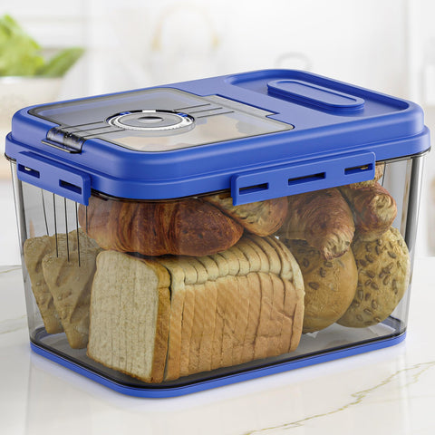 Olimingse panera de cocina con cierre hermético mantiene el pan fresco.