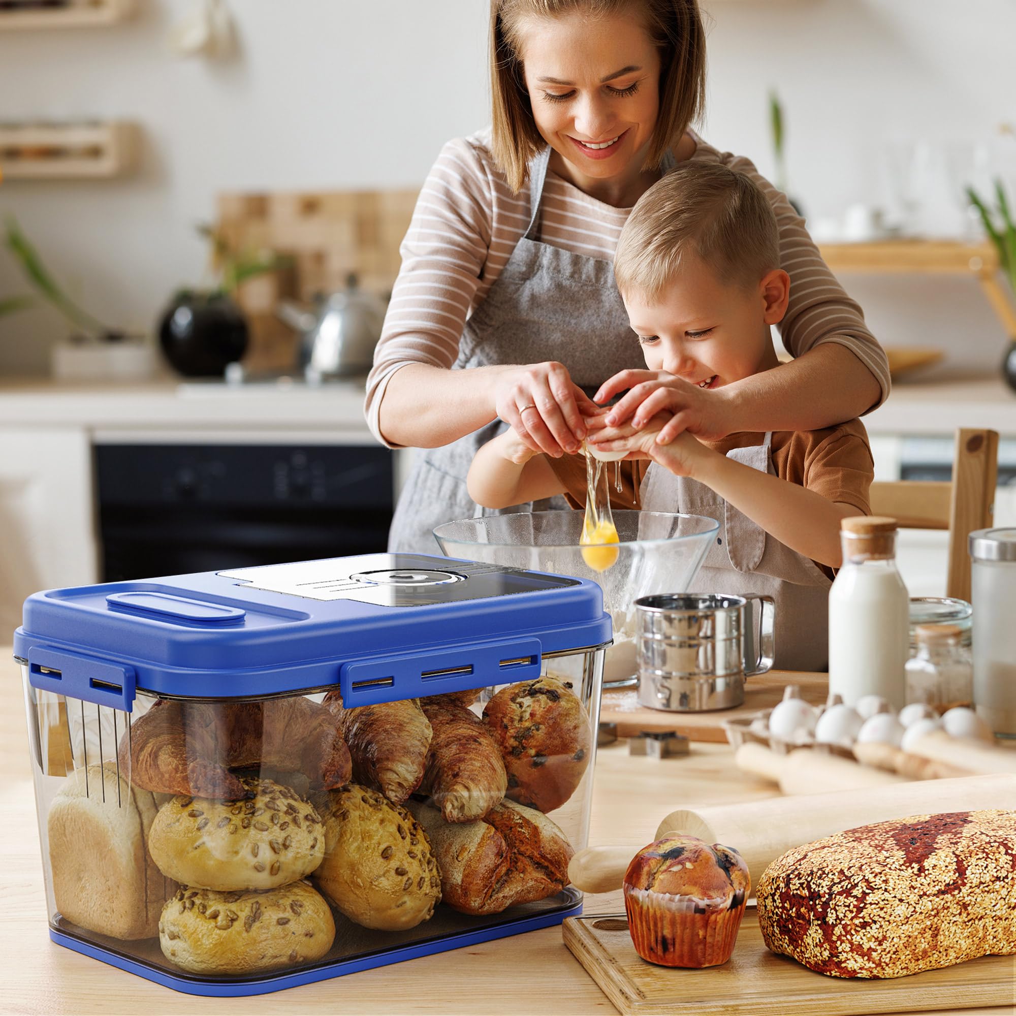 Olimingse uso multi-propósito para pan, galletas y frutas.