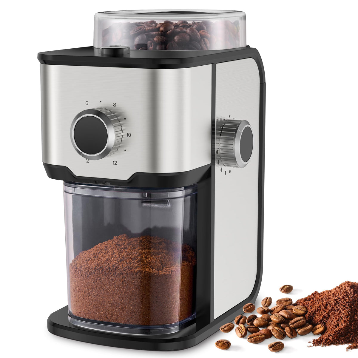 Ollygrin molinillo café muelas ajustables para molienda precisa en casa.