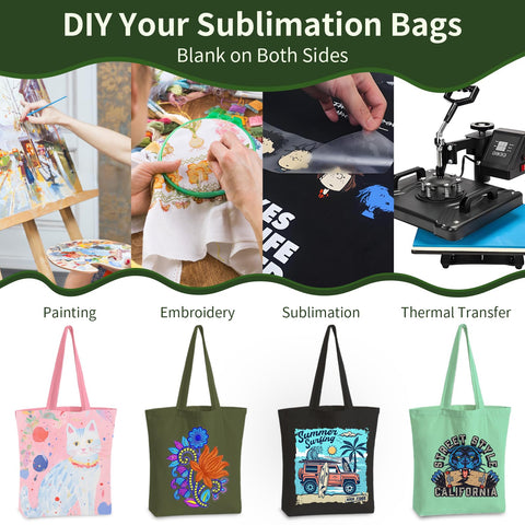 Bolsa OLSUNOR de lona con 10 colores vibrantes para combinar con cualquier atuendo.