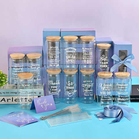 Pajitas de vidrio OLSUNOR para bebidas y regalos personalizados