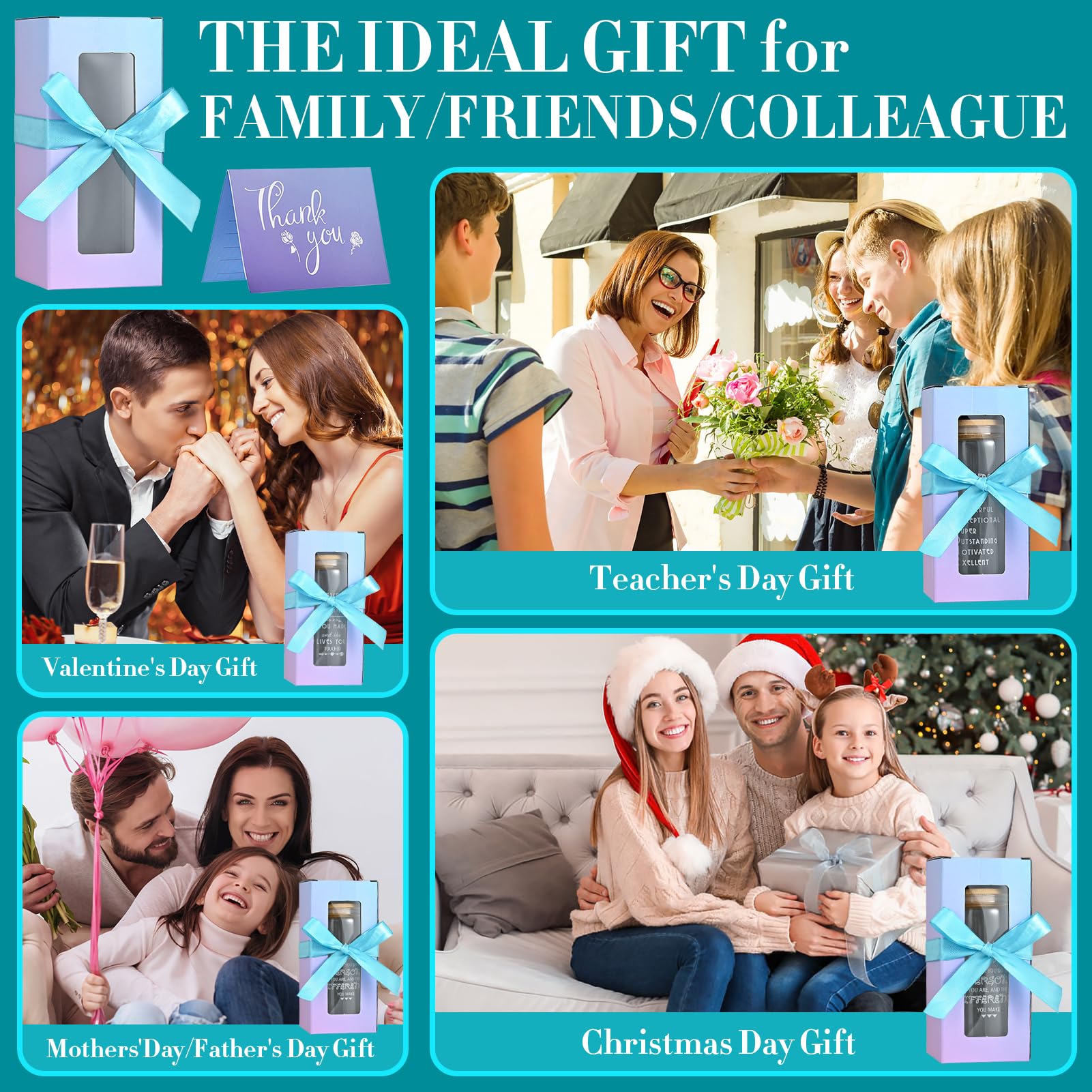 OLSUNOR cajas-regalo con cinta, presentación premium.