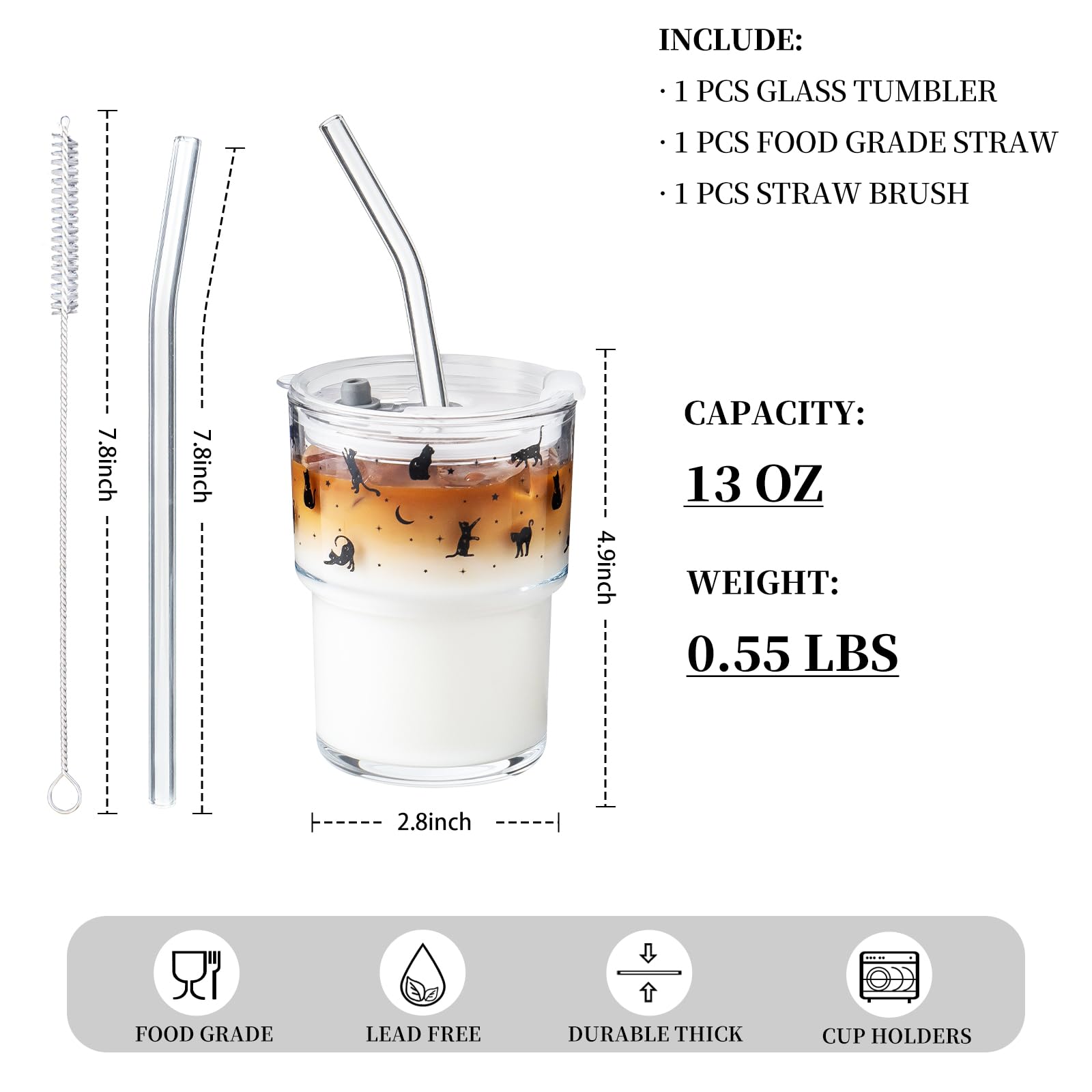 Uso versátil para agua, té y café en Olvini 13oz.