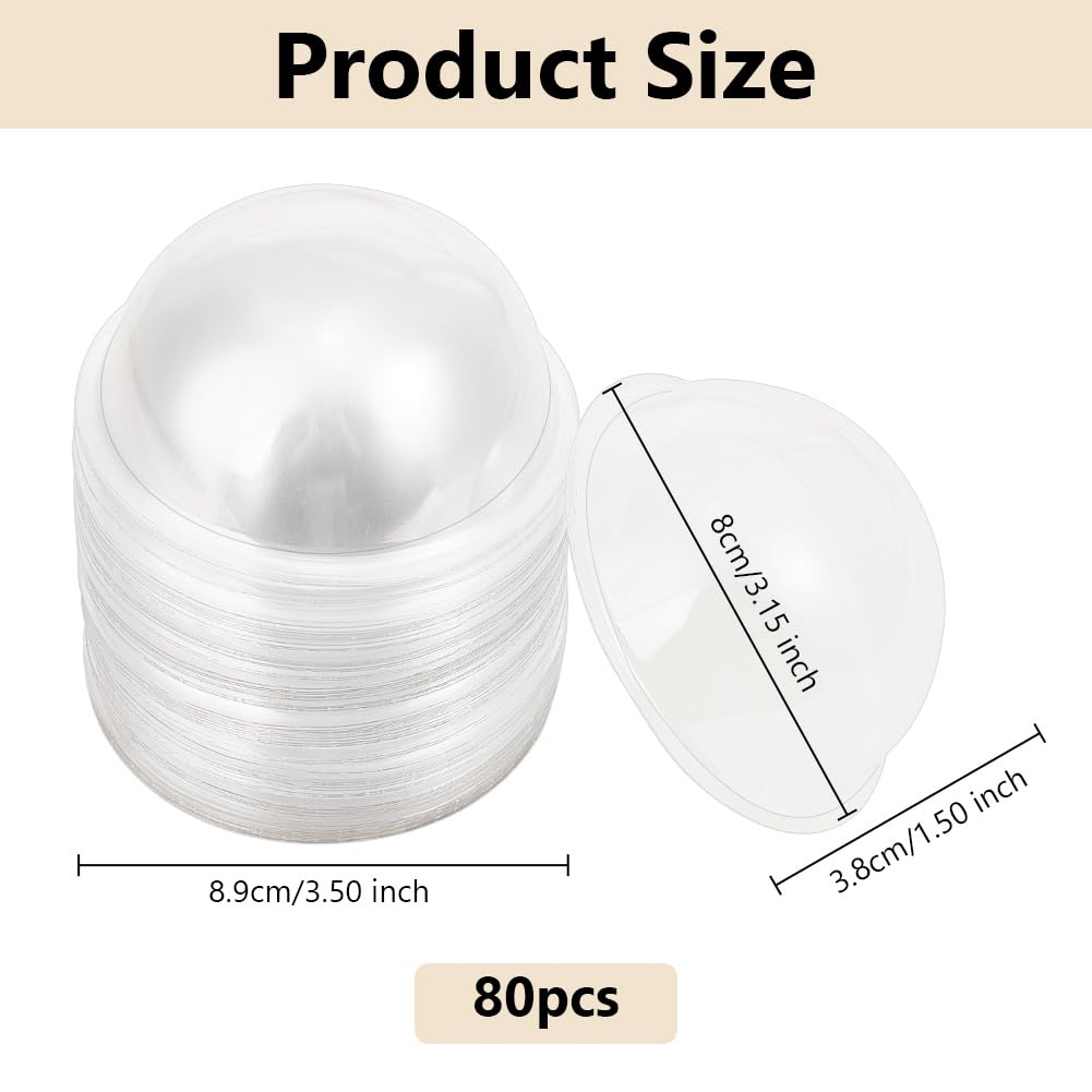OLYCRAFT domo transparente con interior de 8 cm para sorpresas.