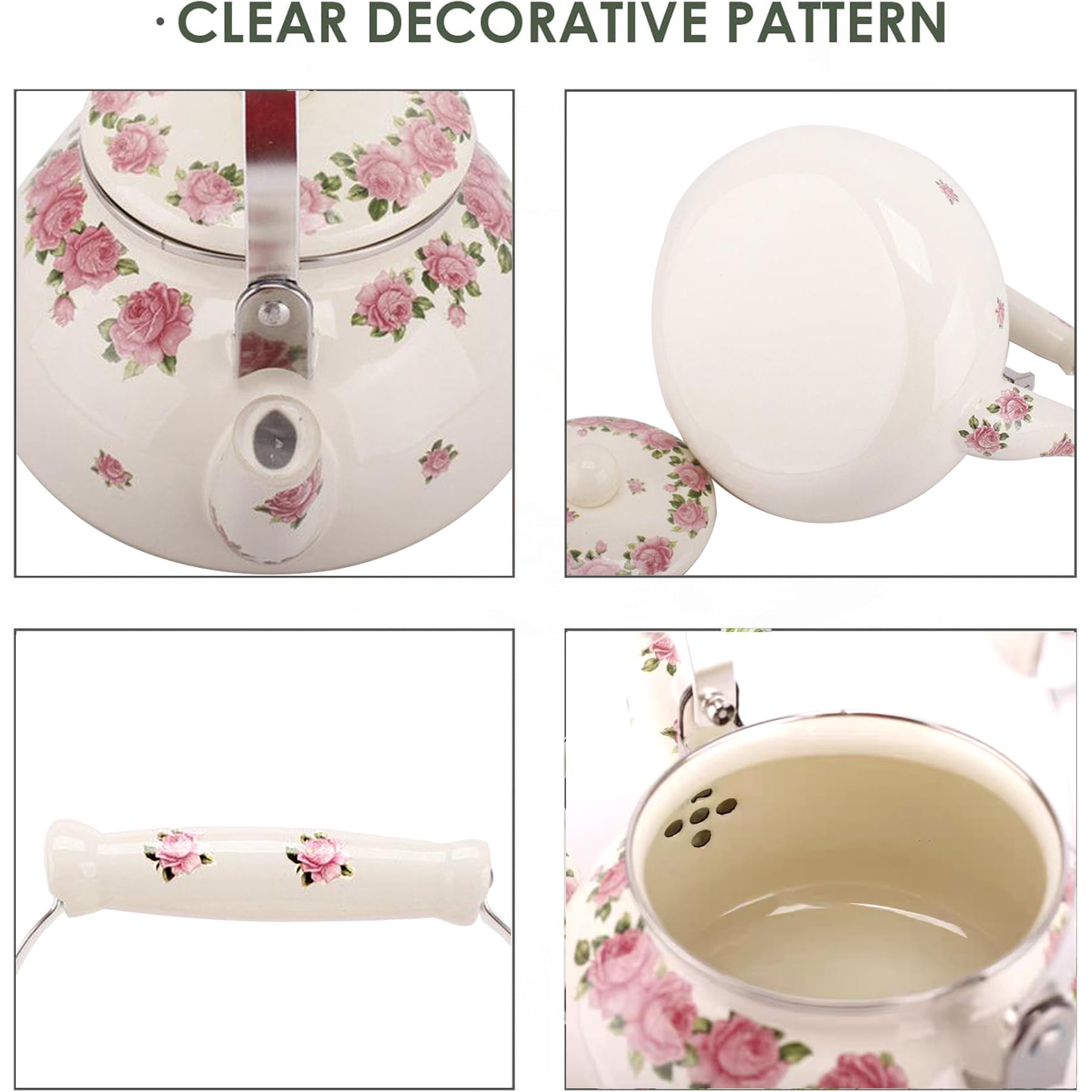 OLYTARU porcelana esmaltada, interior liso facilita la limpieza.