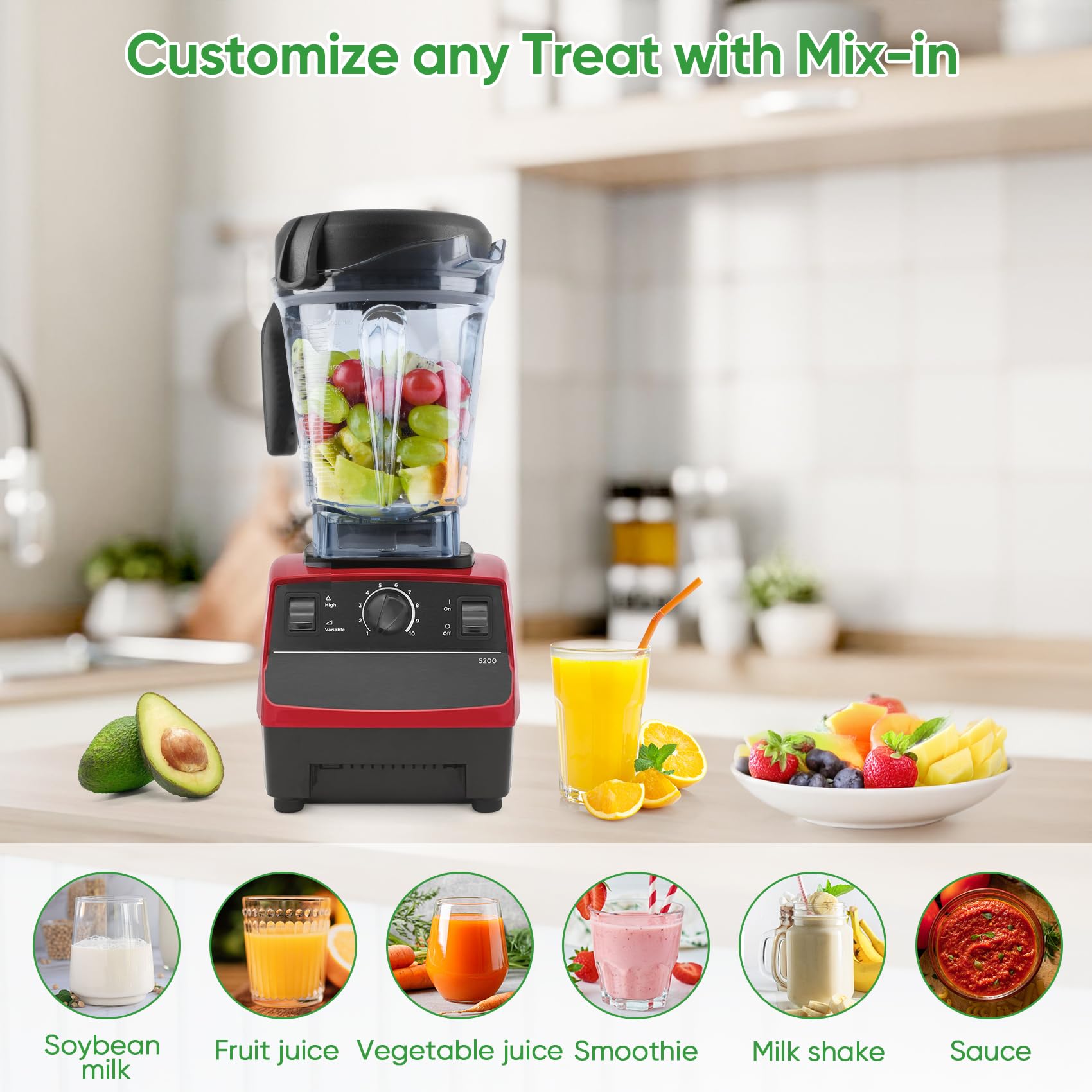 Olzeein mango ergonómico, agarre cómodo durante mezclas.