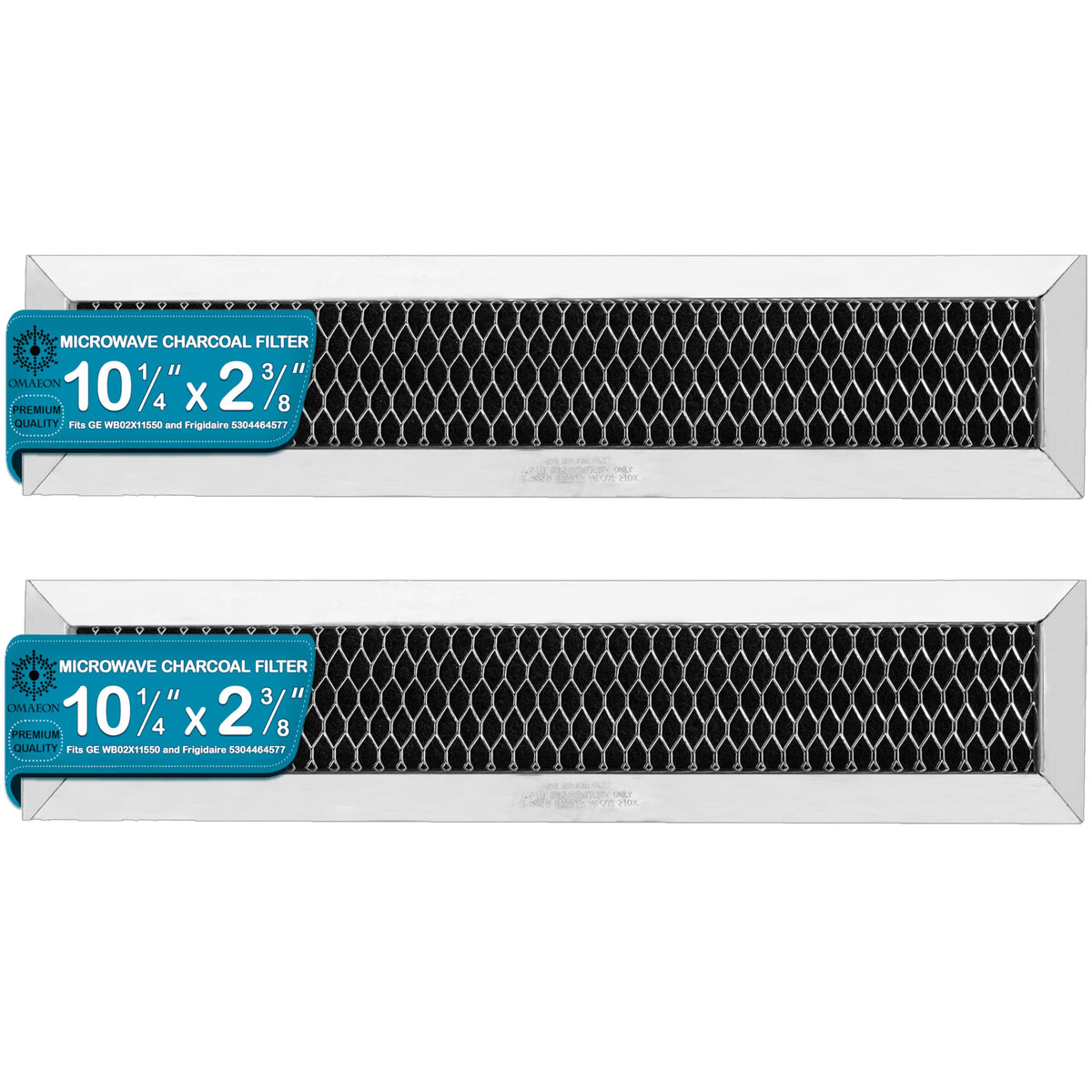Omaeon filtro carbón recirculante para microondas, paquete de 2, reduce olores al cocinar.
