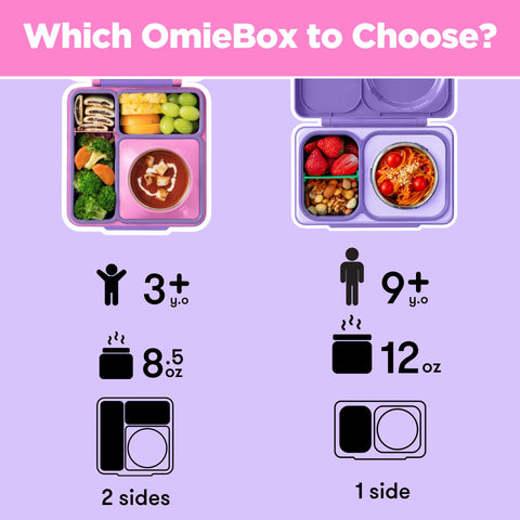 Diseño duradero de OmieBox pensado para niños activos y uso diario.