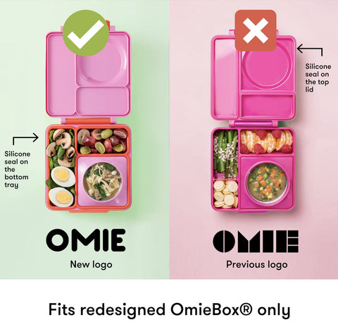 OmieBox Dips apto para lavavajillas y microondas, limpieza sencilla.
