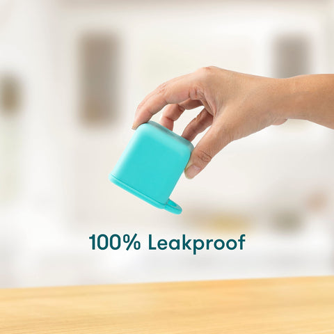 Diseño ligero y resistente de OmieBox Dips para snacks en movimiento.
