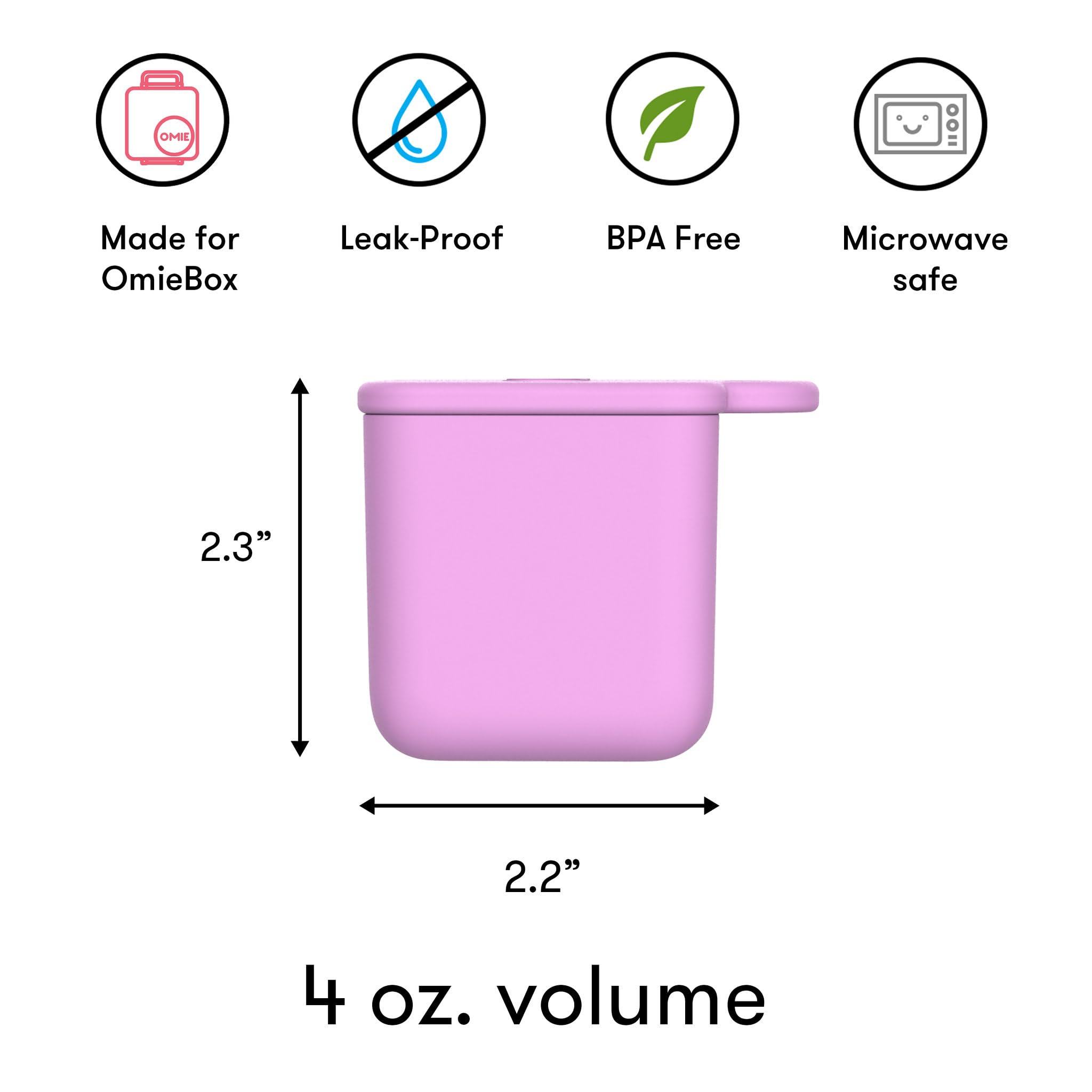 Silicona 100% segura para OmieBox Dips en congelador, microondas y lavavajillas.