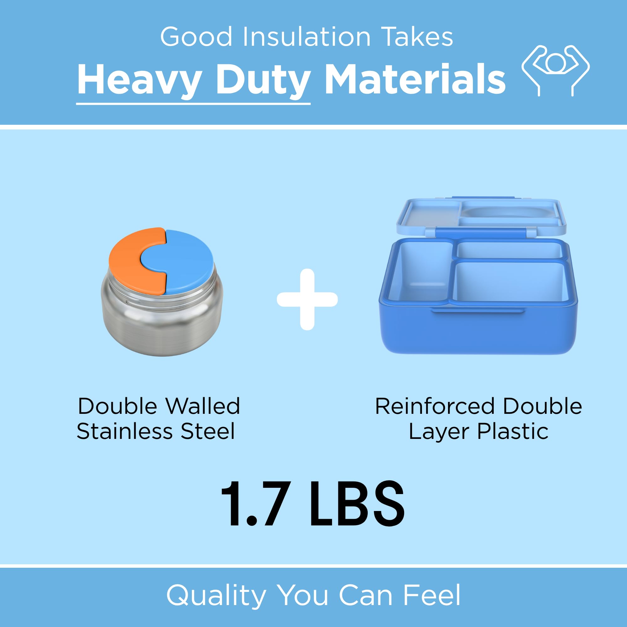 OmieBox, materiales seguros y libres de BPA para comer con tranquilidad.