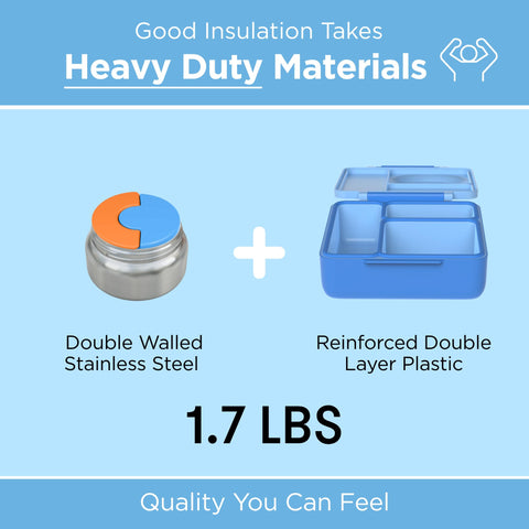 OmieBox, materiales seguros y libres de BPA para comer con tranquilidad.