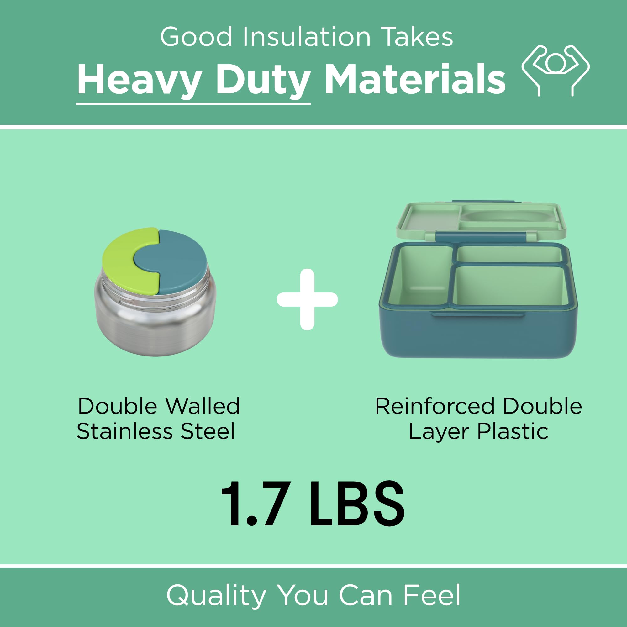 OmieBox usa materiales seguros para alimentos, libres de BPA.