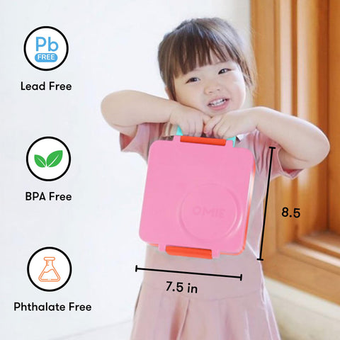 OmieBox materiales seguros sin BPA ni ftalatos.