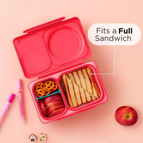 OmieBox UP apta para lavavajillas, con sellos desmontables para limpieza profunda.
