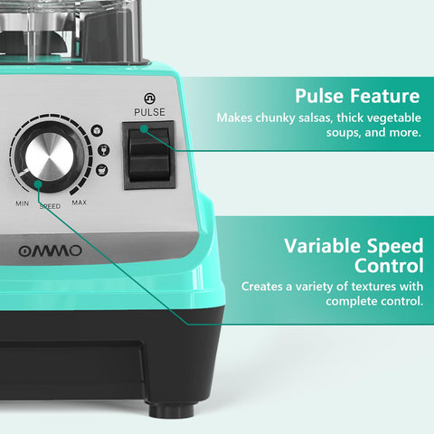 Tapa con asa de OMMO Blender facilita abrir sin derrames
