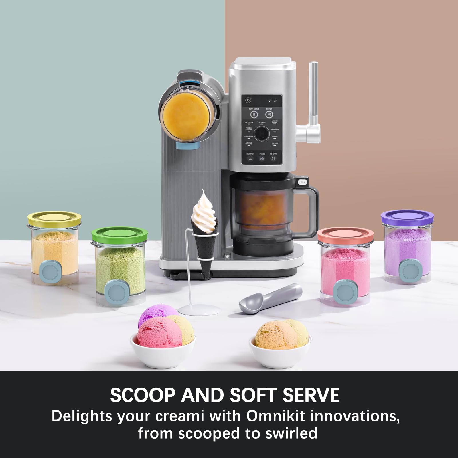 Omnikit Ninja Swirl tapas en colores para distinguir sabores
