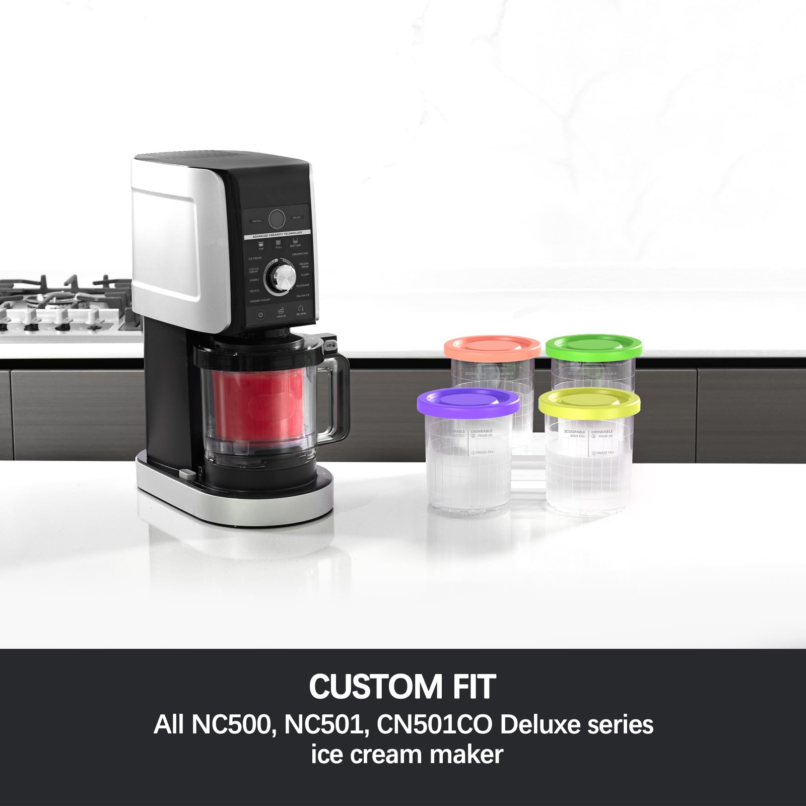 Tapas deluxe Omnikit 24oz con cierre hermético para conservar sabores.