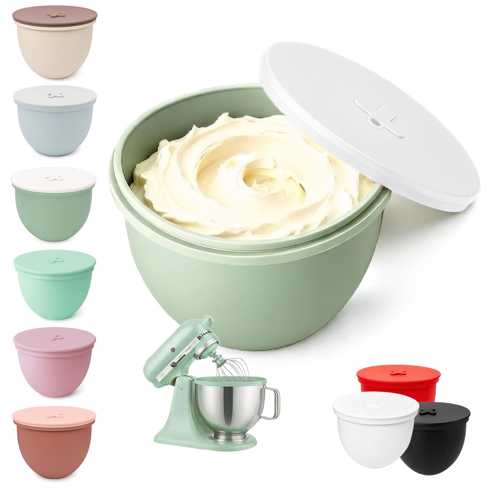Omoiyari: ajuste preciso para KitchenAid 5 Qt y mezcla suave.