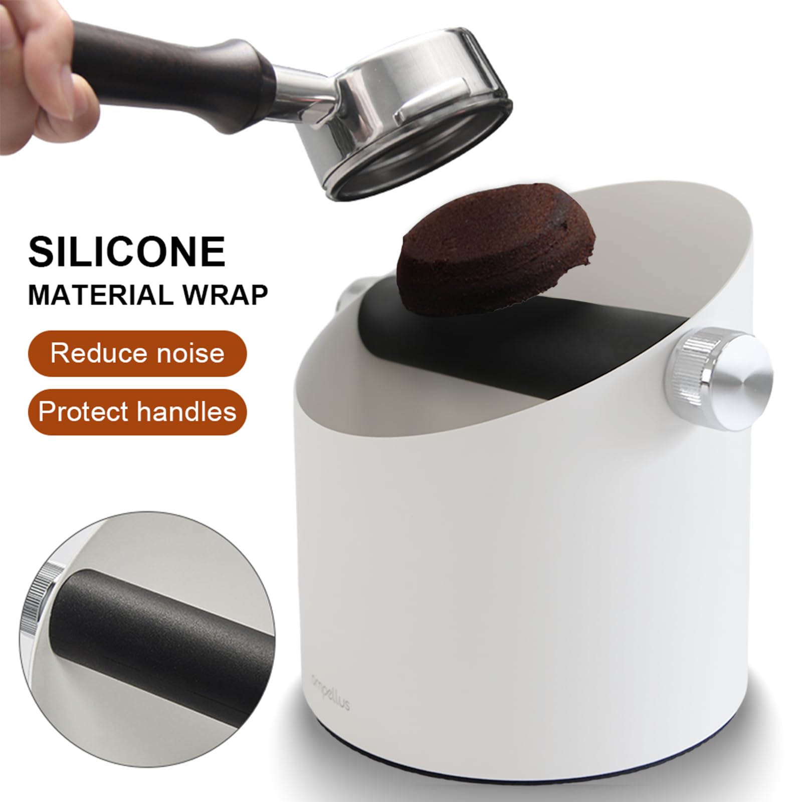 Ompellus barra de golpe recubierta de silicona y aluminio reduce ruido.