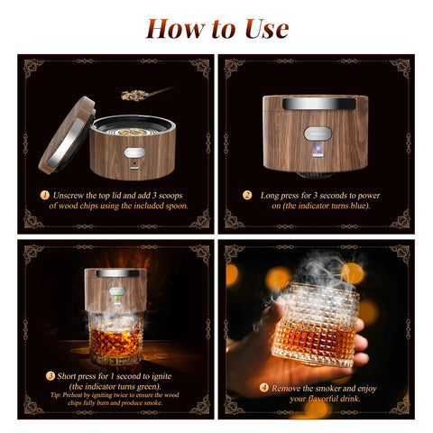 Onakge regalo elegante para amantes del whisky, ideal para hombres y ocasiones.